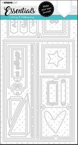 Studio Light Cutting Die Slimline Journal Essentials nr.99 SL-ES-CD99 150x281 mm