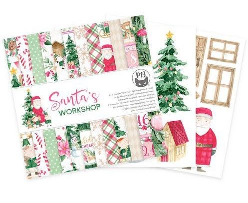 Piatek13 - Paper pad Santa‘s workshop 6x6 P13-SAN-09