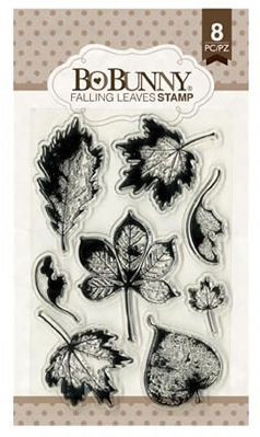 BoBunny Clear stamps falling leeaves #12105154