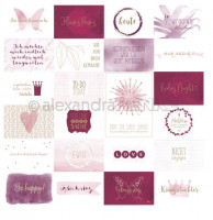 alexandraRENKE Designpapier Kärtchenbogen Quer Berry alexandraRENKE Designpapier Kärtchenbogen Quer Berry