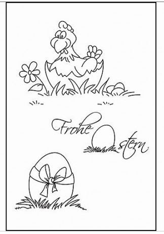 efco clear stamps Stempelset Frohe Ostern 4511246