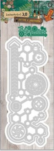 StudioLight Stanzschablone Zahnradbordüre Nr. 129