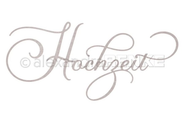 AlexandraRENKE Stanze 'Kalligrafisch Hochzeit'