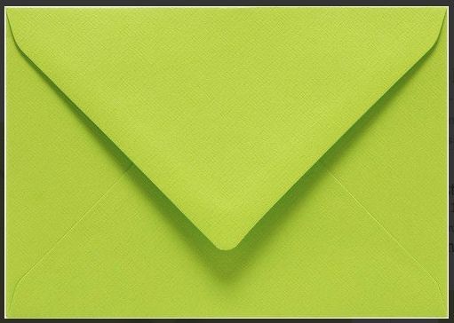 Papicolor Umschlag C6 appel grün 105gr-SB 6 St - 114x162 mm