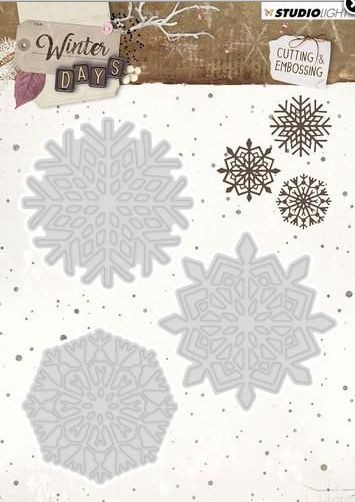 Studio Light Embossing Die Cut Stencil 109x93mm Winter Days Nr.109