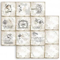 Stamperia Scrapbooking paper double face - Romantic Journal cards 12x12 Stamperia Scrapbooking paper double face - Romantic Journal cards 12x12