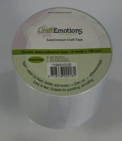 CraftEmotions Easy Connect Craft Tape 15mx100 mm