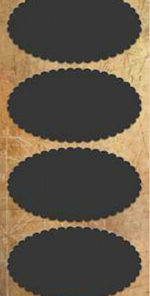 Ursus Blackboard Sticker 8 Sticker oval mit Bogenlinie 41010005