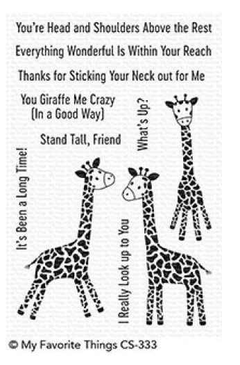 MFT Playful Giraffes Clear Stamps