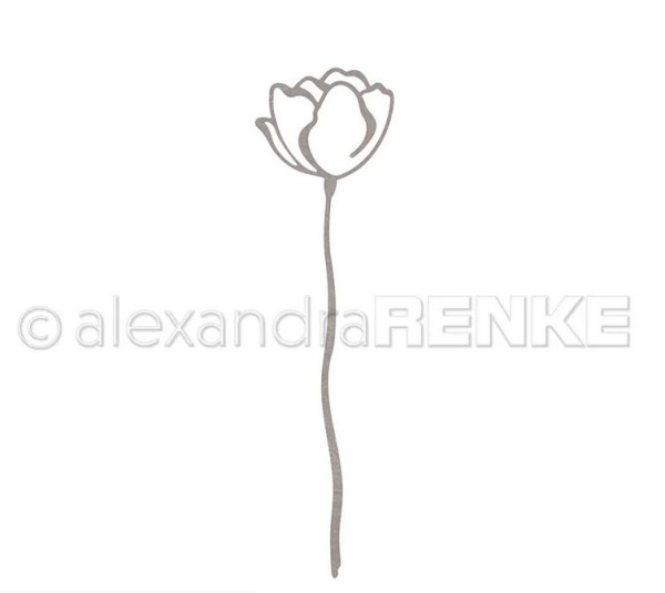 AlexandraRENKE Stanzschablone Lineart Kelchblume