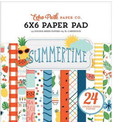 Echo Park Paper Pad 6x6 summertime