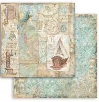 Stamperia Scrapbooking paper double face - Sleeping Beauty cradle Stamperia Scrapbooking paper double face - Sleeping Beauty cradle