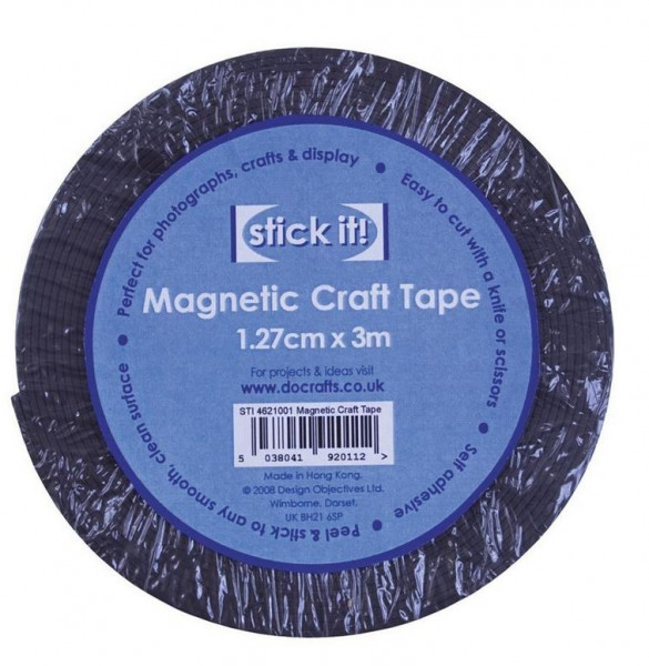 Stick it magnetic craft tape / magnetisches Klebeband 1,27 cm x 3m