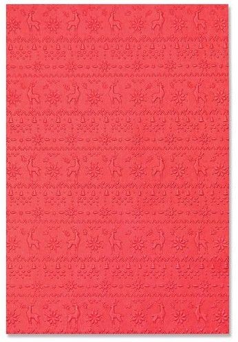 Sizzix 3-D Textured Impressions Emb. Folder Winter Sweater 665762 Kath Breen