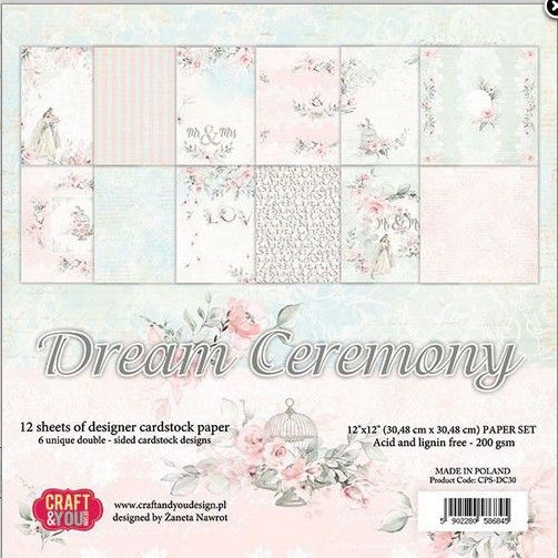 Craft&You Design 12x12 Paper Pack Dream Ceremony