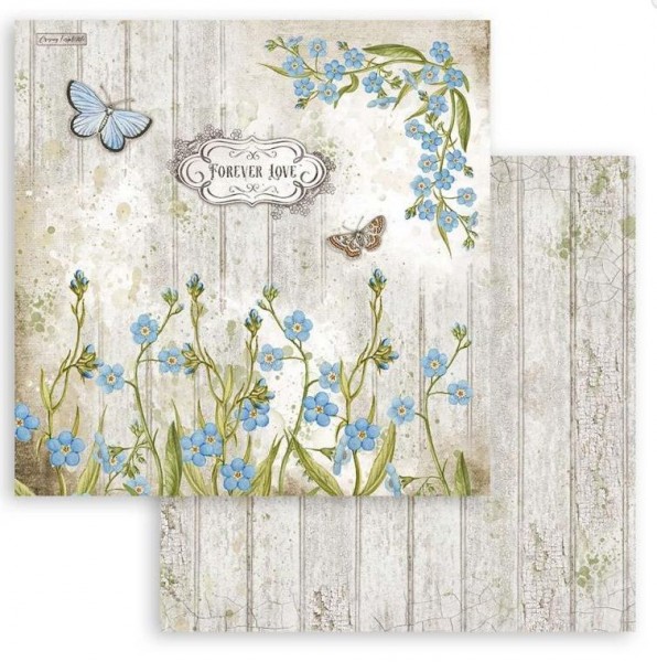 Stamperia Scrapbooking Double face sheet - Romantic Garden House columbin