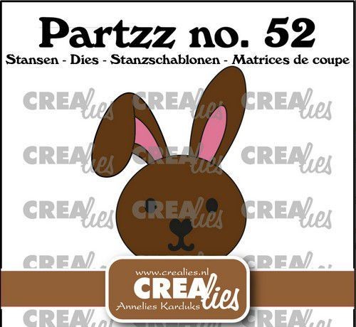 Crealies Partzz Stanzschablonen Kaninchen