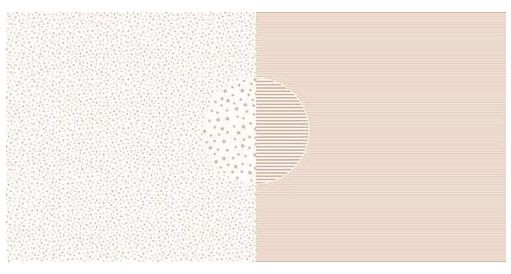 Dini Design Scrapbookpapier Sterne Streifen nude