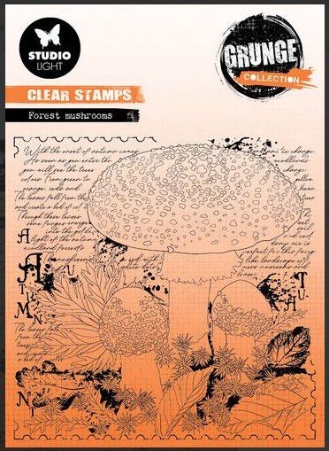 Studio Light Clear Stamp Grunge collection nr.453 122x122mm