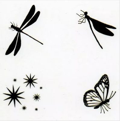 Lavinia Clear Stamps 4 Stück Fairy Bugs
