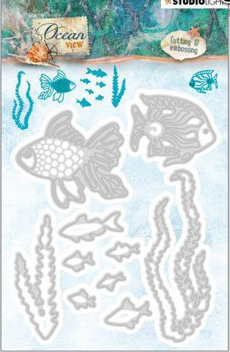 Studio Light Embossing Die 115 x 94 mm Ocean View nr.192