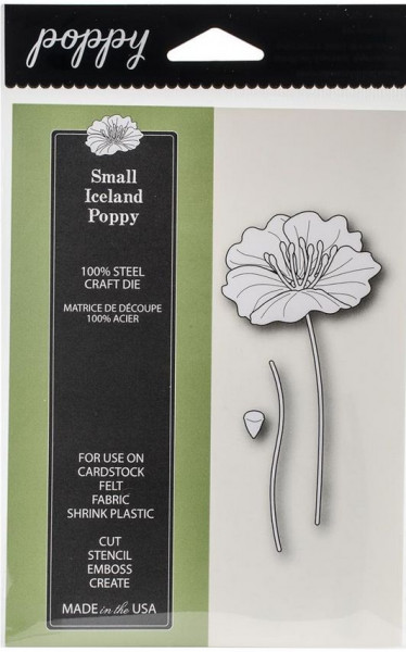 Poppystamp Die Small Iceland Poppy MBP1176