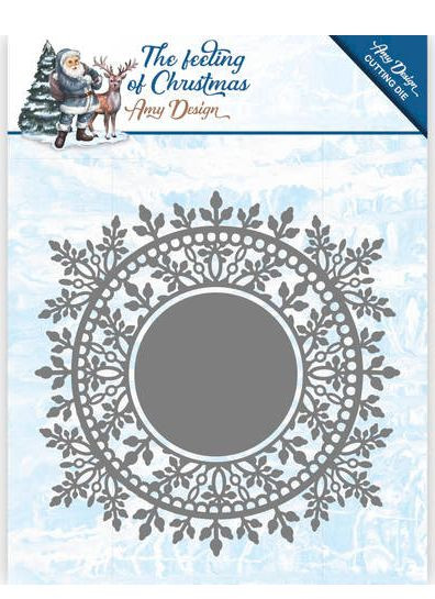 Amy Design Stanzschablone The feeling of christmas - Ice Crystal Circle ADD10110
