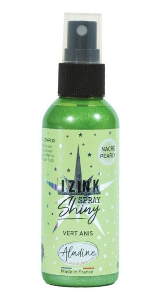 Aladine Izink Spray Shiny Vert Anis - anisgrün