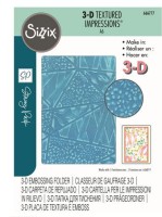 Sizzix • 3D Textured Impressions Embossing Folder Fragmented Floral Sizzix • 3D Textured Impressions Embossing Folder Fragmented Floral