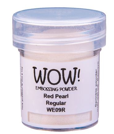 WOW! Embossingpulver red Pearl Pearlescent