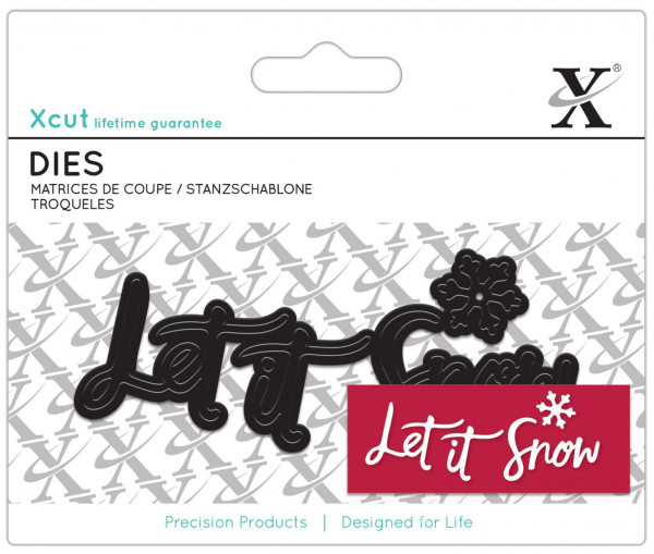 XCut Ministanzschablonen -Let it snow- XCU504024
