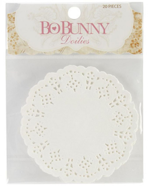 BoBunny Doilies Small 10522770 / Spitzendeckchen klein (10 cm) 20 Stück