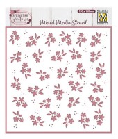 Nellie's Choice • Schablone Frühlingsblumen 15x15cm Nellie's Choice • Schablone Frühlingsblumen 15x15cm