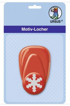 Ursus Motiv-Locher klein Schneeflocke 19470027