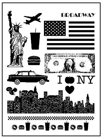 Artemio Clear Stamps New York 10001240