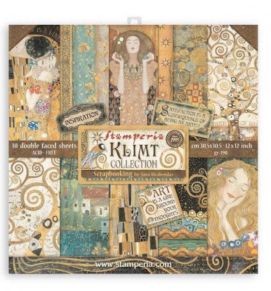 Stampiera 12x12 Paper Pad Klimt Collection