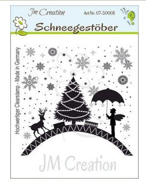JM Creation Clear Stamp Schneegstöber 07-50008