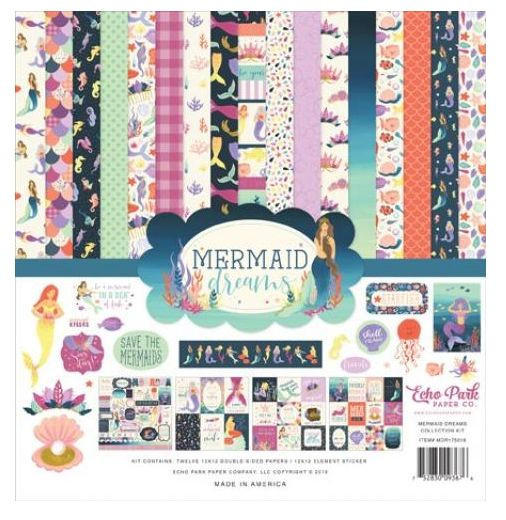 Echo Park Collection Kit Mermaid Dreams 12 x 12