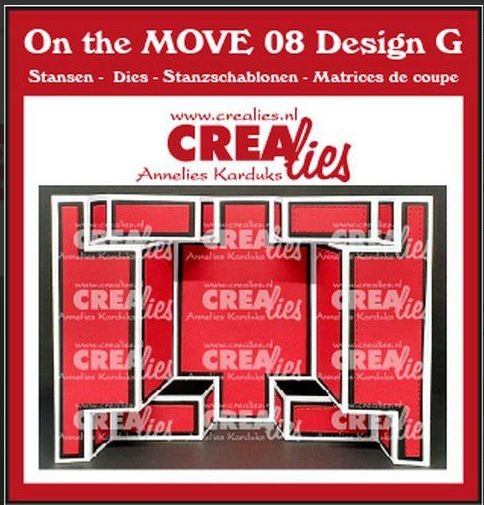 Crealies On The MOVE Design G CLMOVE08 13,5x27cm