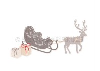 alexandraRENKE Stanzschablonen 'Schlitten mit Hirsch' alexandraRENKE Stanzschablonen 'Schlitten mit Hirsch'