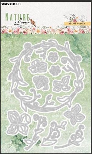 Studio Light Cutting dies Floral wreath Nature Lover nr.771 101x143x1mm