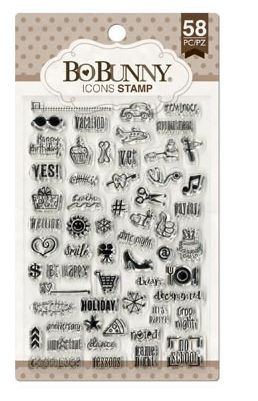 BoBunny Icons Clear Stamps #12105438