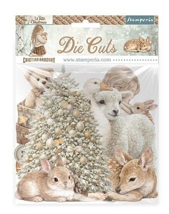 Stamperia Die-Cuts – White Christmas