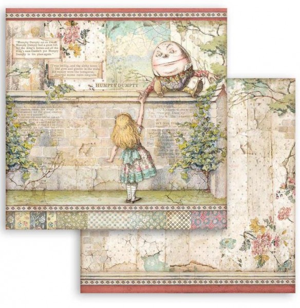 Stamperia Scrapbooking paper double face - Humpty Dumpty