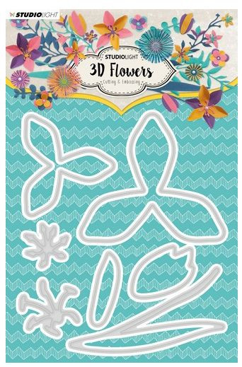 StudioLight Stanzschablonen 3D Flowers Nr. 180