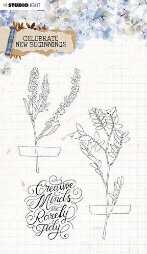 Studio Light Clear Stamp Celebrate new beginnings nr.515 A5