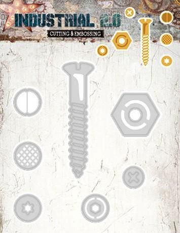 StudioLight Stanzschablonen Industrial 2.0 Schrauben