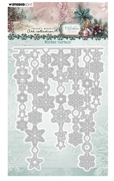 StudioLight Christmas Blush Cutting Die / Stanzschablonen Winter Curtain
