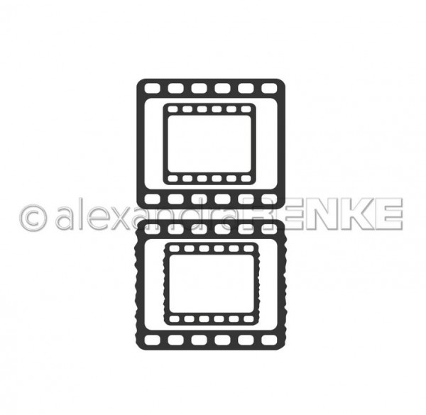 alexandraRENKE Stanzschablone / Die 'Filmstreifen Rahmen'