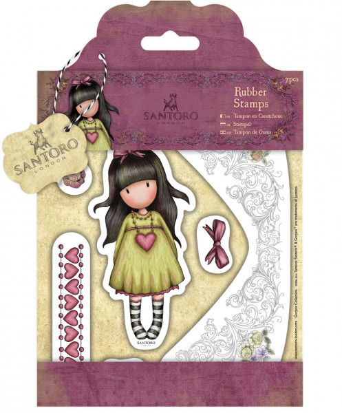 Gorjuss Santoro Rubber Stamp GOR907214 Heartfelt